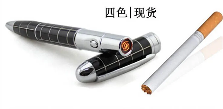 

Pen type charging lighter