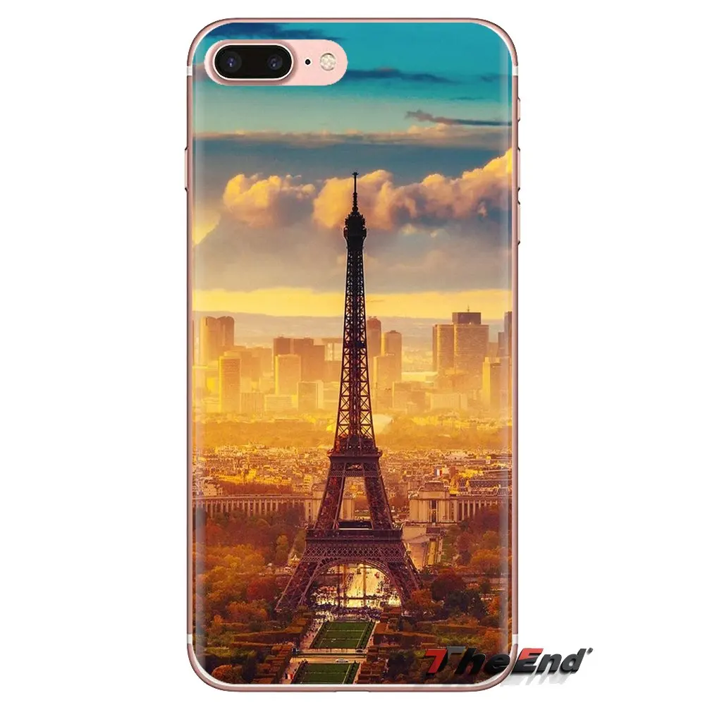 Eiffel Tower Night Bokeh Lights For Xiaomi Redmi 4A S2 Note 3 3S 4 4X 5 Plus 6 7 6A Pro Pocophone F1 TPU Transparent Shell Cover |