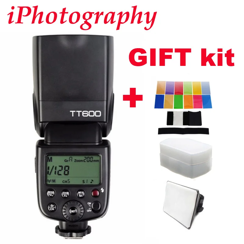 

Godox Thinklite TT600 2.4G Wireless GN60 Master/Slave Camera Flash Speedlite for Canon Nikon Pentax Olympus Fujifilm