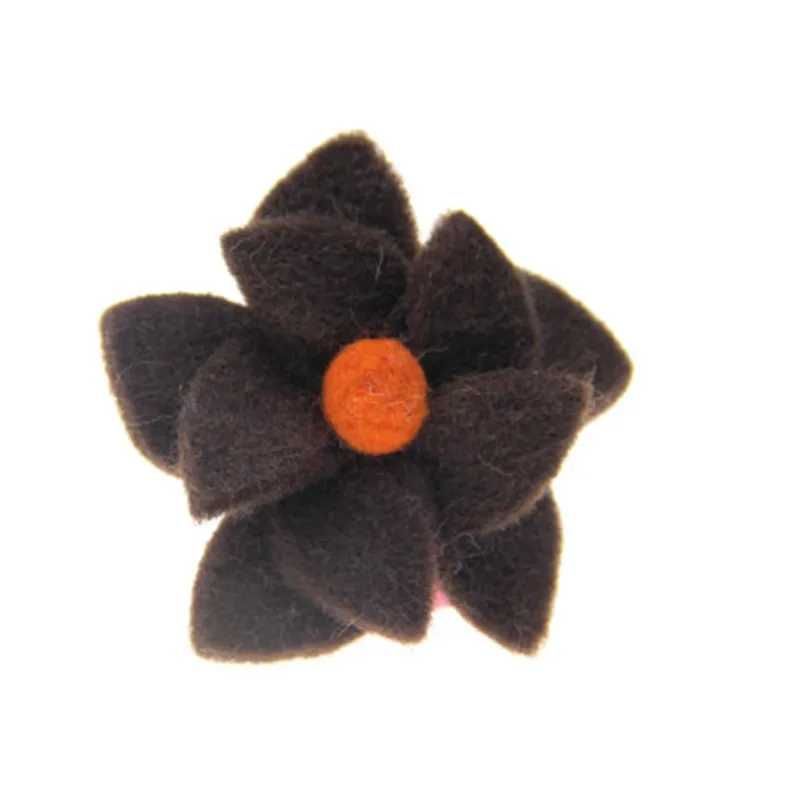 Новое поступление 10 шт. ручная работа шерсть войлок цветок ремесло кнопка патч
