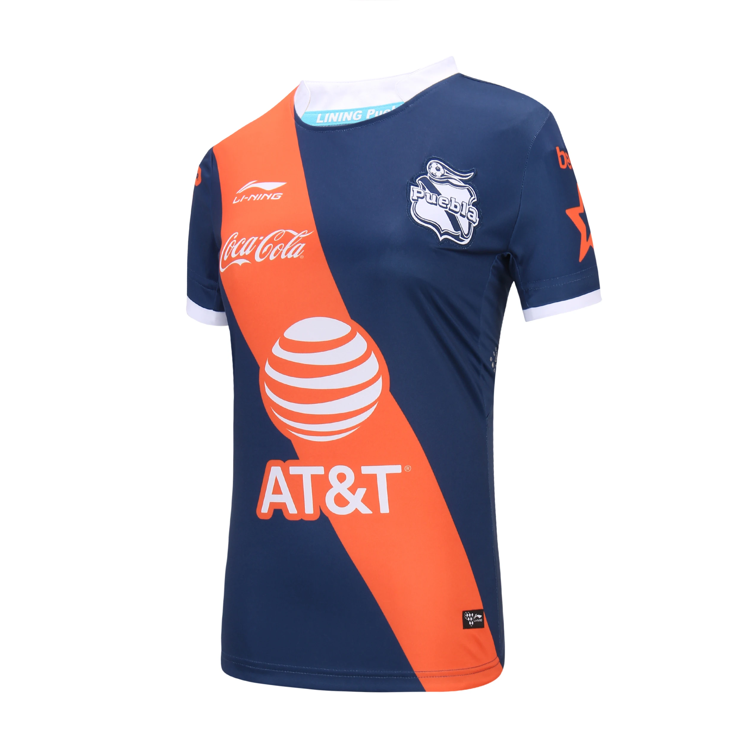 Li Ning женская футболка Puebla Club Soccer Competition дышащая Спортивная с подкладкой li ning AAYN128