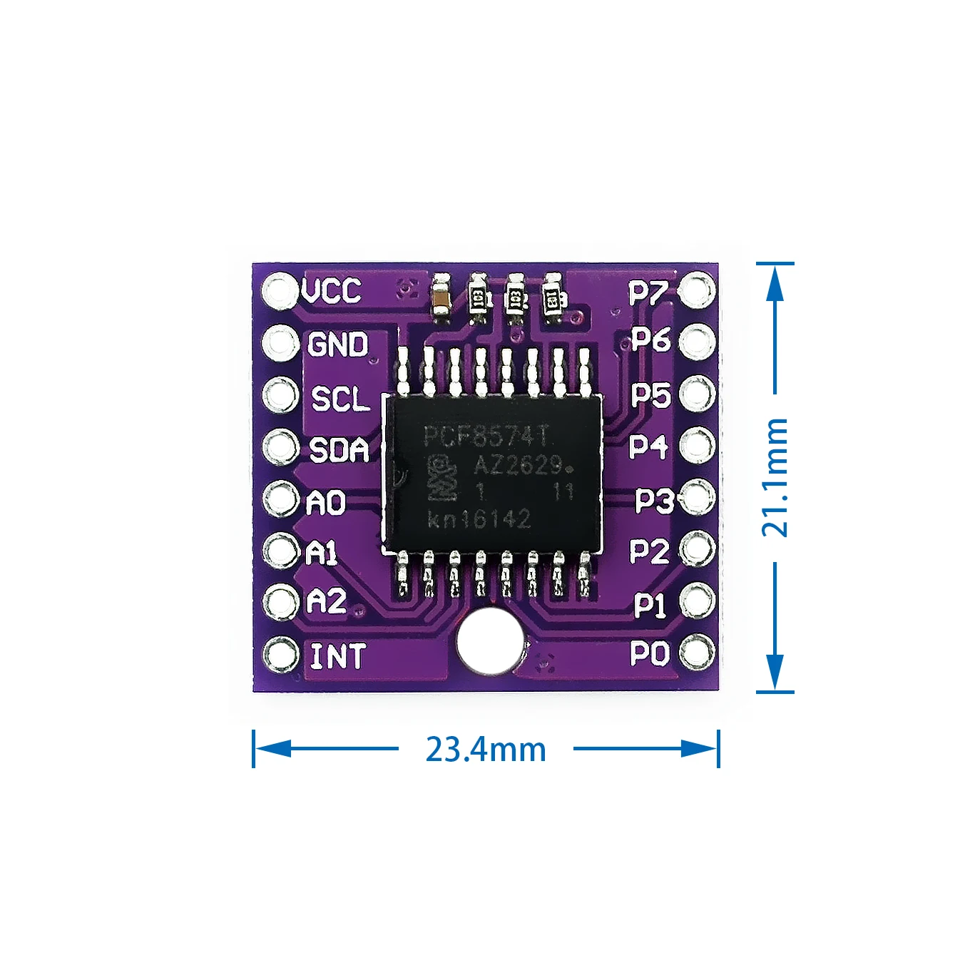 1 шт. PCF8574T Интерфейс I/O I2C Поддержка каскадного расширенного модуля|module i2c|c c |