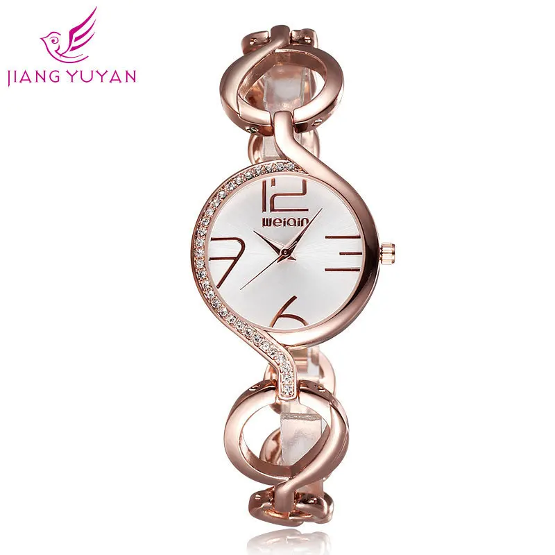 New Ladies Fashion Hollow Bracelet Band Watch Imported Quartz Movement Simple Big Number Dial | Наручные часы