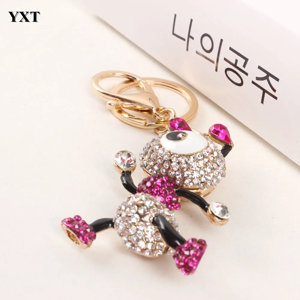 Женская подвеска в виде больших глаз из красной ткани|bag key chain|key chainkeyring love |
