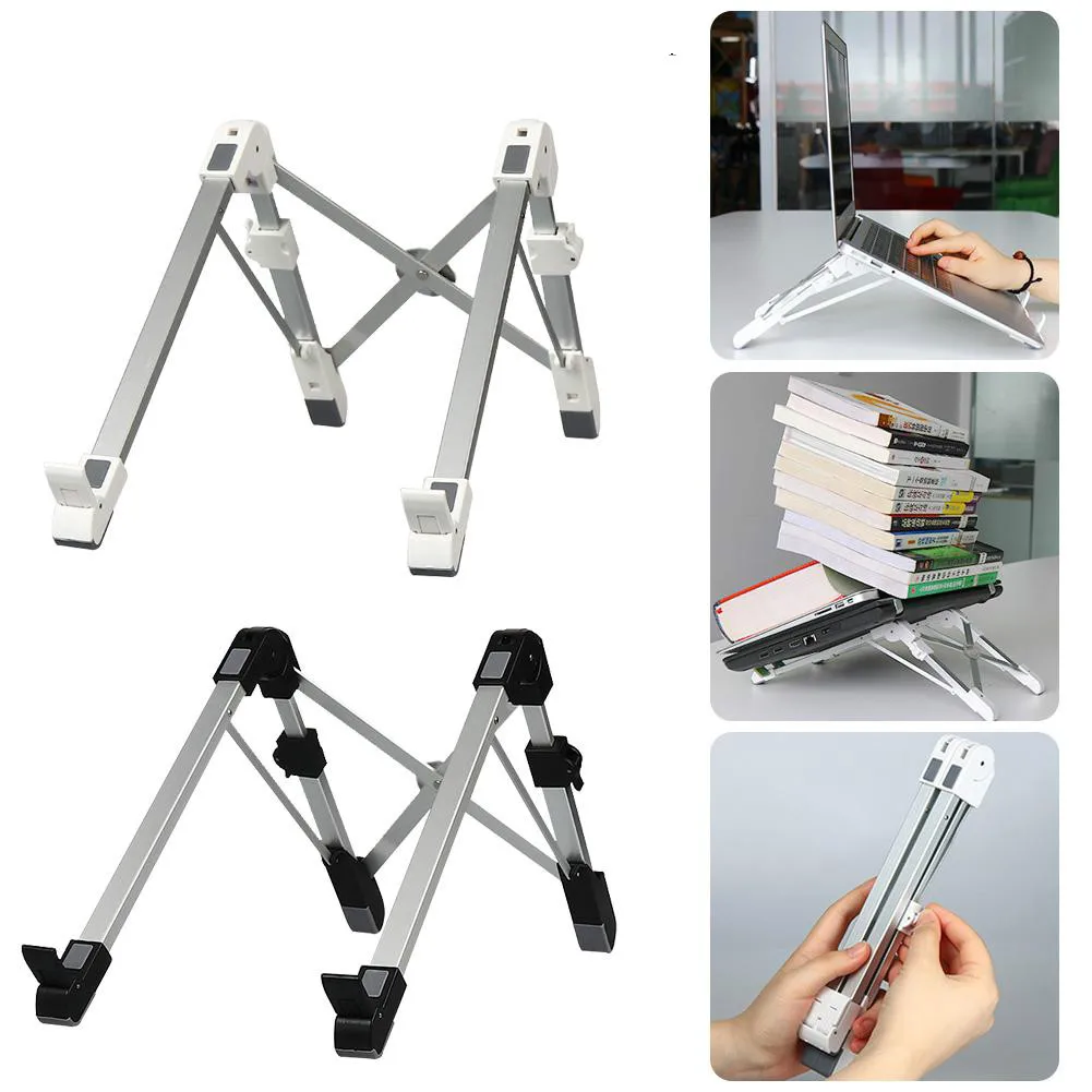 Портативная Складная подставка для ноутбука из алюминиевого сплава повышающий