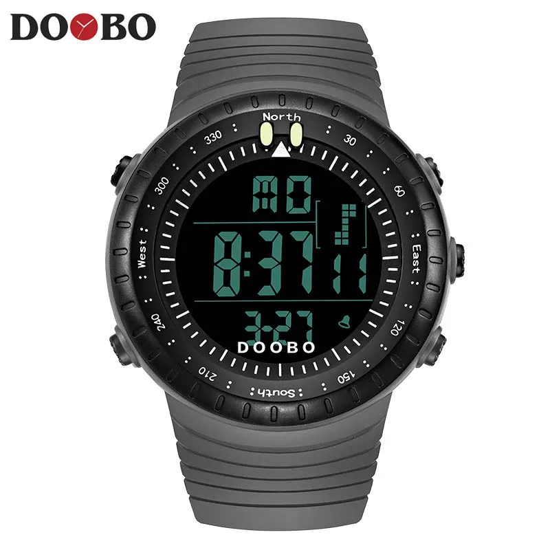 Модные цифровые часы DOOBO G Style мужские спортивные армейские военные наручные Erkek