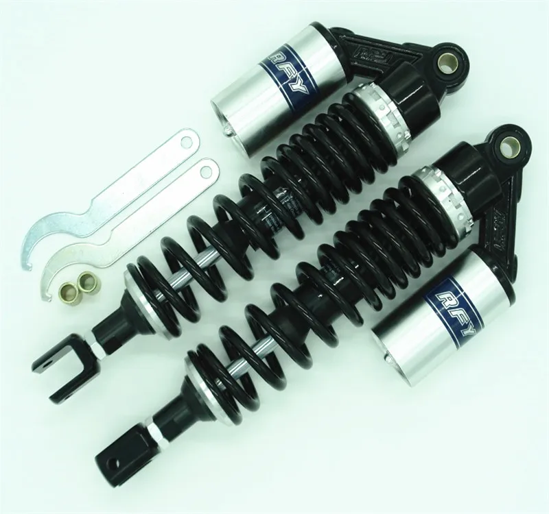 

RFY 13.8 inch 350mm 2pcs Motorcycle Air Shock absorber FOR Honda CB 750 RD 350 CB Series Rear Suspension Black and silver