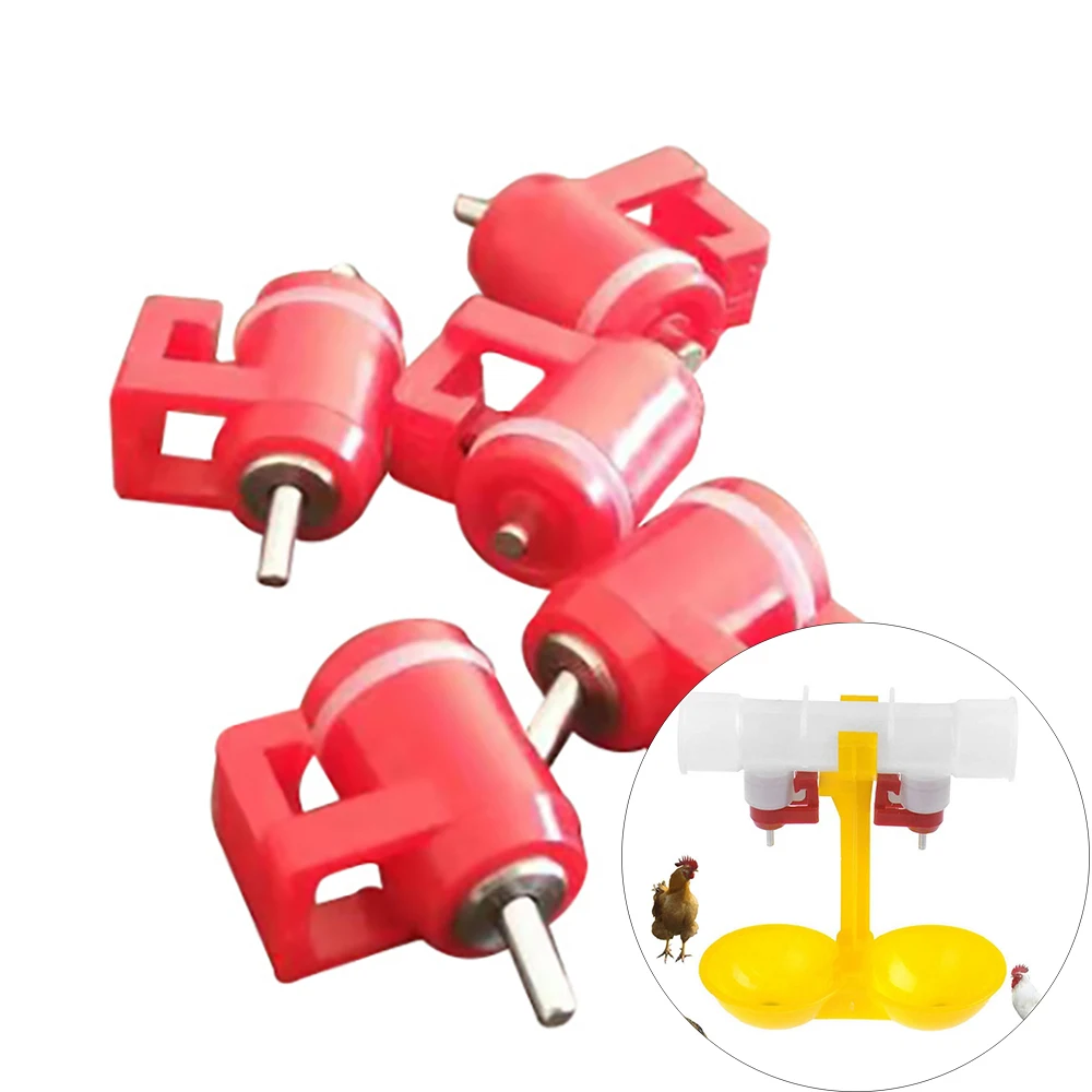 2 шт. бурильная поилка для цыплят птицеводства|Принадлежности кормления и поения|