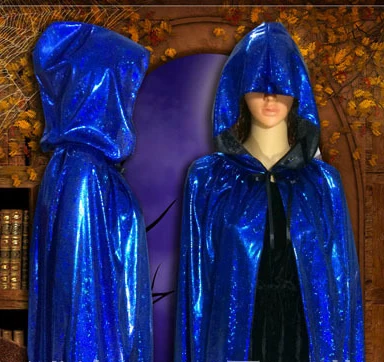 Готический плащ с капюшоном Wicca Robe Witch Larp накидка для женщин и мужчин костюмы на