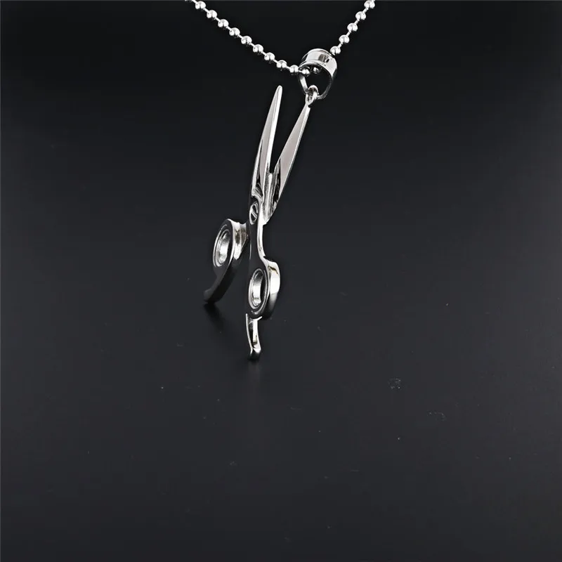 

Chain Length Scissor Pendant Necklace Stainless Steel Men Women Pendant Necklaces Small Adorn Article Jewelry Gifts