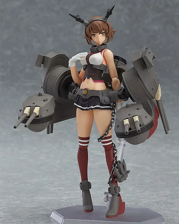 Коллекция аниме Kantai Mutsu Figma 242 ПВХ Фигурки Коллекционная модель игрушки
