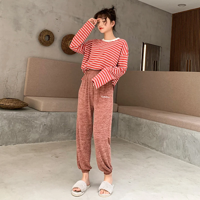 Женские свободные повседневные штаны Broek Dames спортивные домашняя одежда пижамные