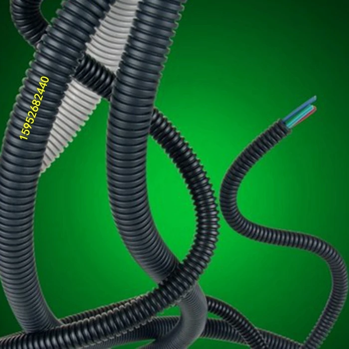 Пламя огнестойкость пластиковых гофроупаковка труб резьбонарезной шланг PE