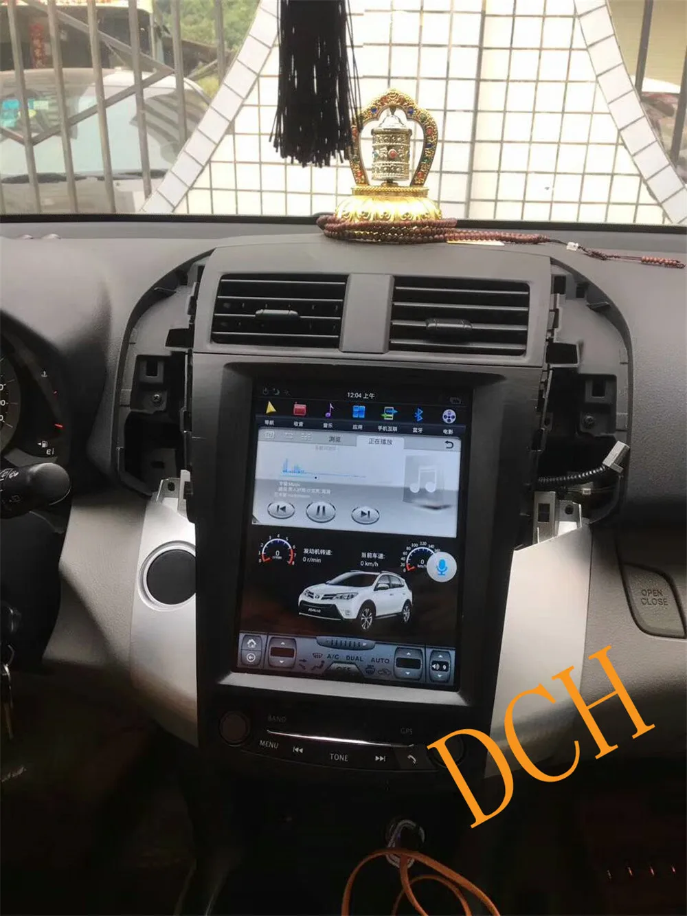 10,4 ''вертикальный экран Tesla стиль Android 8,1 автомобильный DVD gps навигация радио для Toyota RAV4 rav 4 2006-2012 PX6 CARPLAY ips