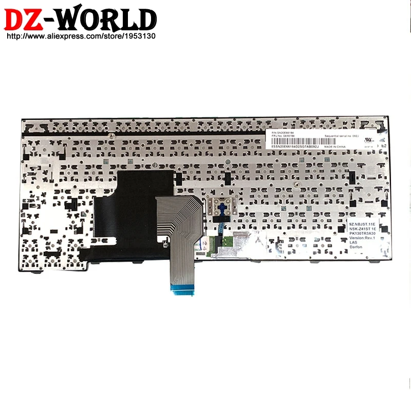 LAS ES испанская клавиатура для ноутбука Lenovo Thinkpad E450 E455 E450C E460 E465 Teclado 04X6144 04X6104 04X6184