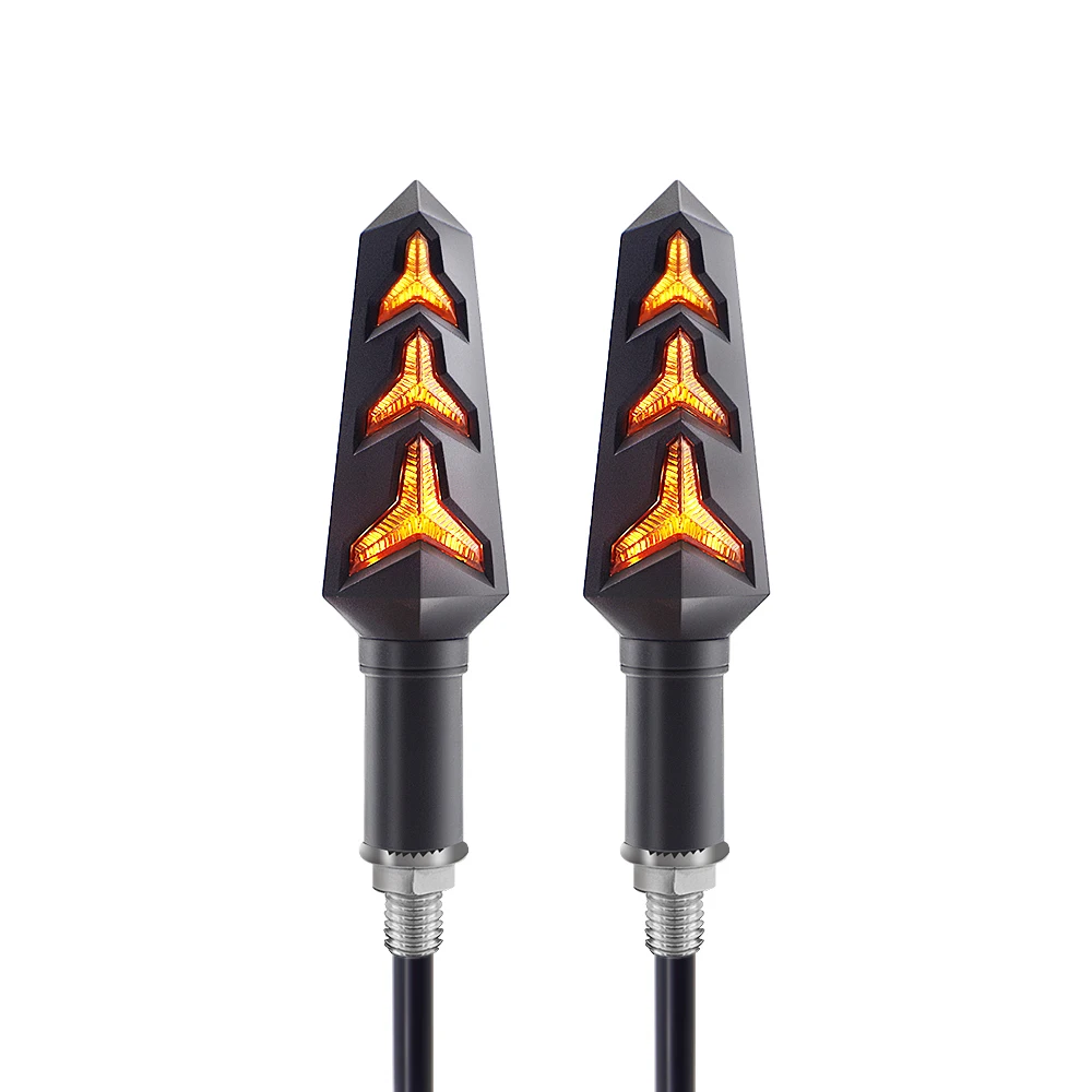HUA-2PCS Для honda cb190r suzuki gsr ktm 1290 супер Приключения suzuki gsx s750 yamaha mt 07 поворотники мотоциклы индикаторы светодиодные - Цвет: HUA-2PCS