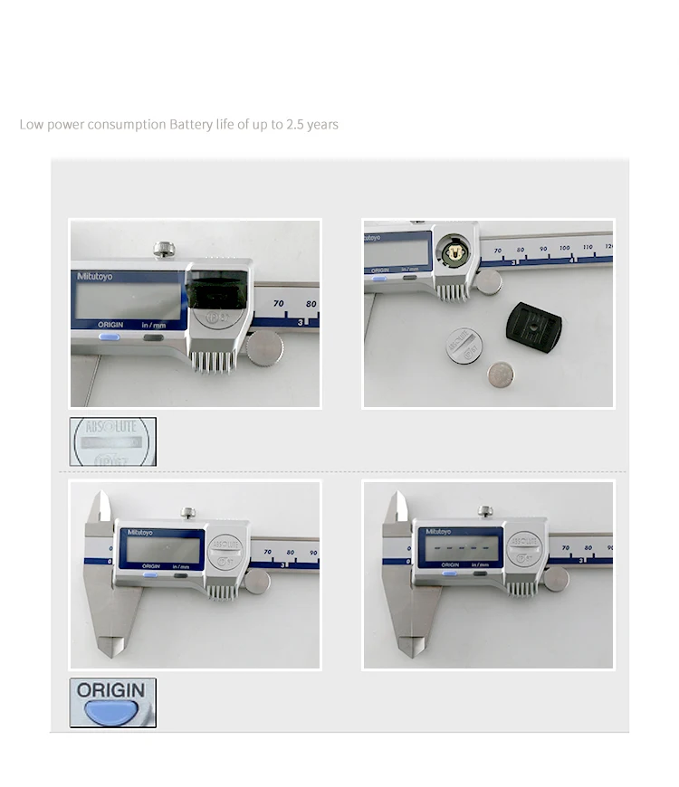 Mitutoyo 500-752-20 500-753-20 500-754-10 0-150/200/300 мм(0-6 дюймов)/8/12 дюймов IP67 для защиты от дождя/пыли/Водонепроницаемые АБС цифровые Штангенциркули Быстрая