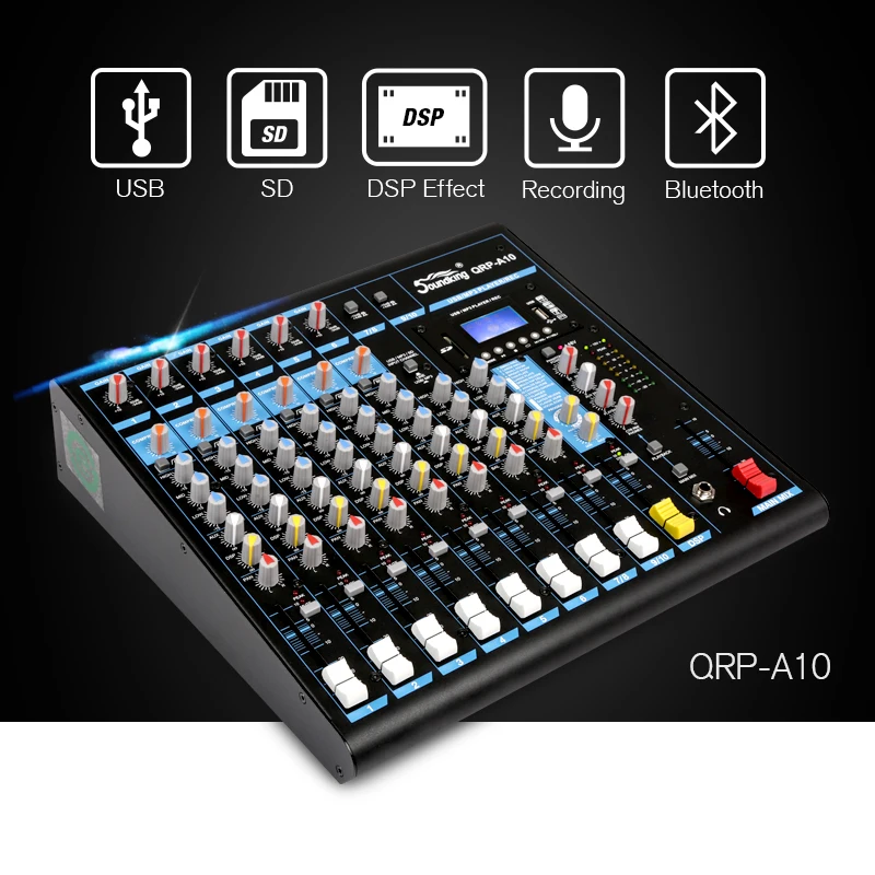 Soundking аналоговый миксер Pro аудио микшерная консоль высокое качество DSP эффекты