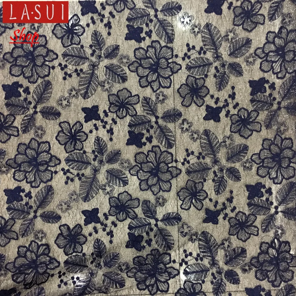 Новинка 2017 года ткань LASUI из органзы для вышивания стекол цветы тонкая