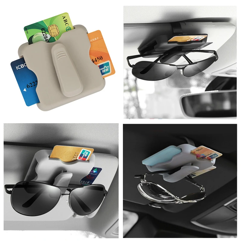 Автомобильный солнцезащитный козырек держатель для солнцезащитных очков карт