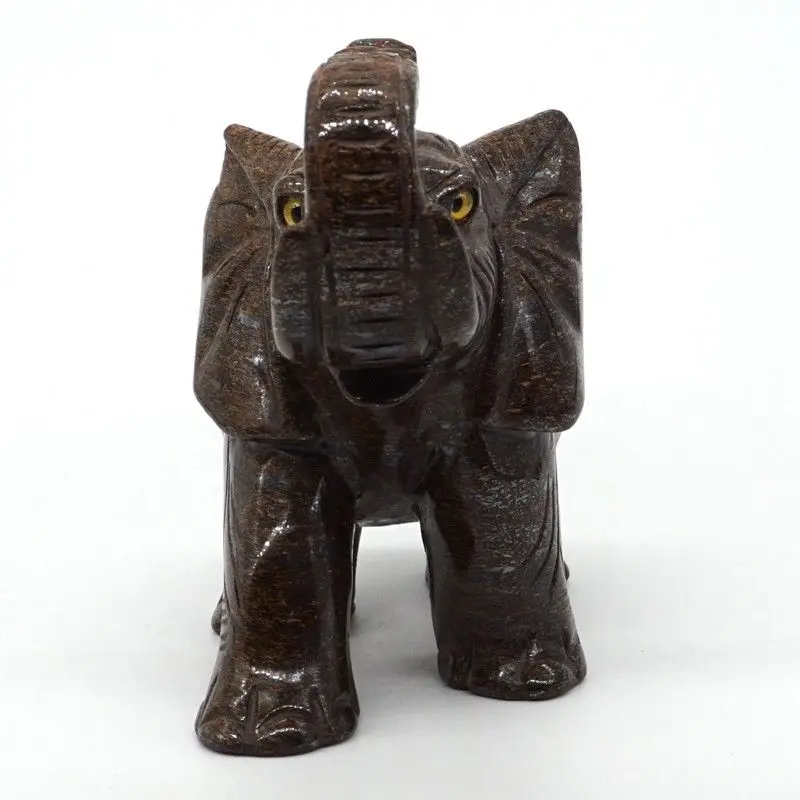 5 &quotнатуральный драгоценный камень бронзовая ручная работа статуя слона