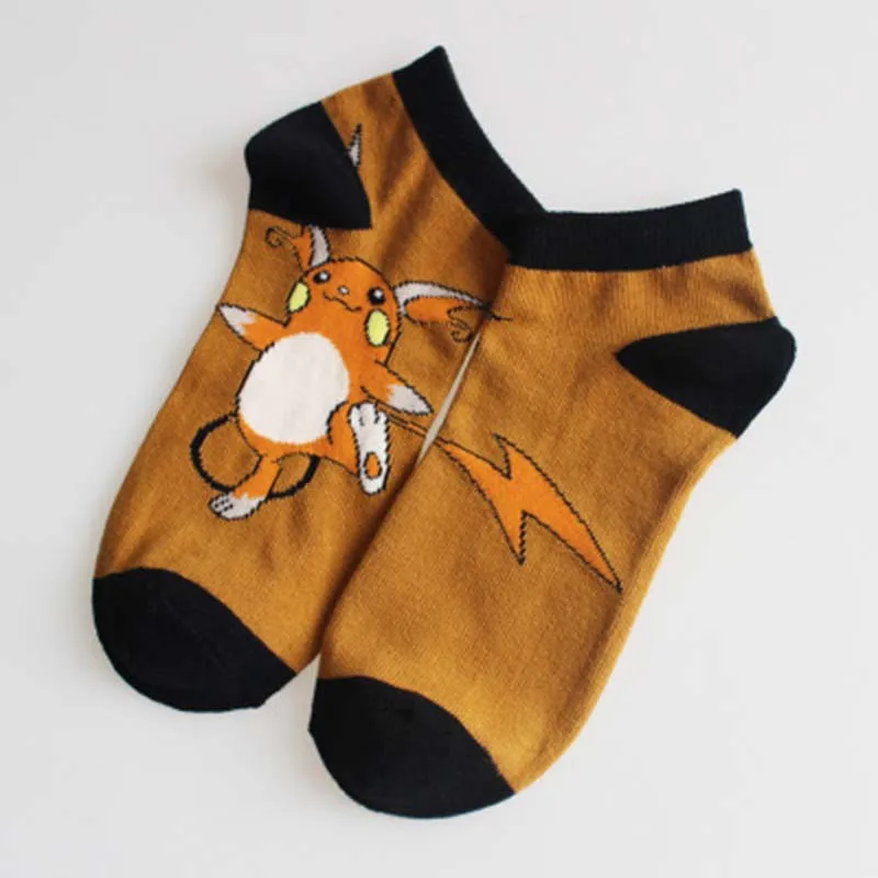 Style 08 Длинные и короткие носки Pokemon GO, женские и мужские носки для костюмированной вечеринки с рисунком Пикачу, супер Мэри, Покемон Болл, впитывающие пот - Цвет: Style 08