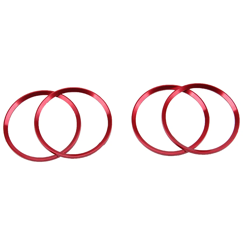 Posbay 4x алюминиевое кольцо центра ступицы колеса для Audi Auto Hubcaps накладка