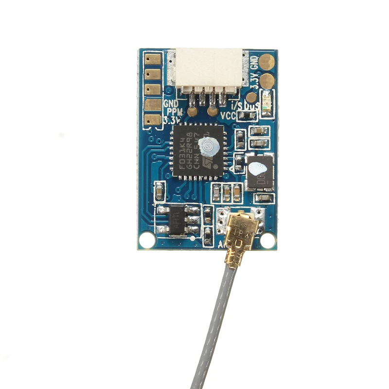 10 шт Flysky FS-A8S FS A8S 2 4G 8CH мини-приемник с PPM i-BUS SBUS Выход Совместимость FS-i4 FS-i6 FS-i6S FS-i6X