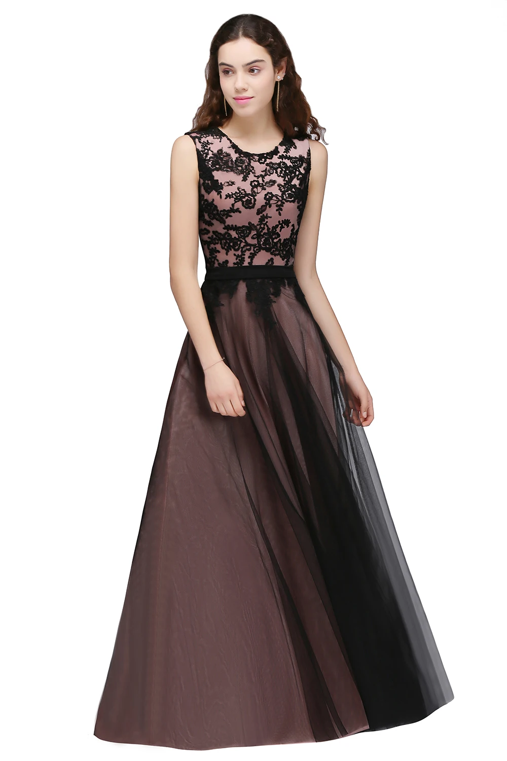 Vestido de Festa Longo настоящие фото кружевные аппликации недорогие вечерние платья длинное вечернее платье