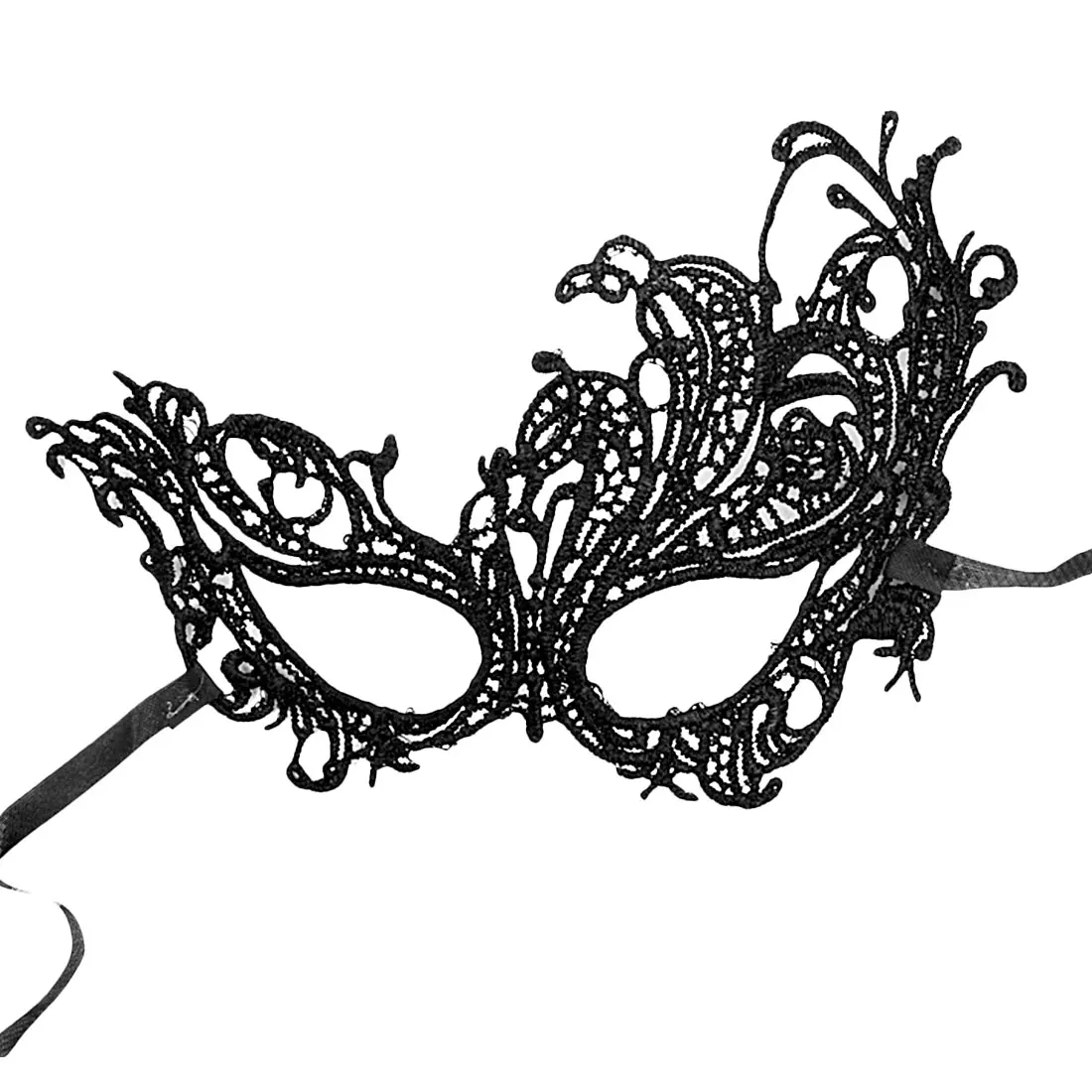 Горячая Распродажа 1 шт. черная сексуальная женская кружевная маска вырез для