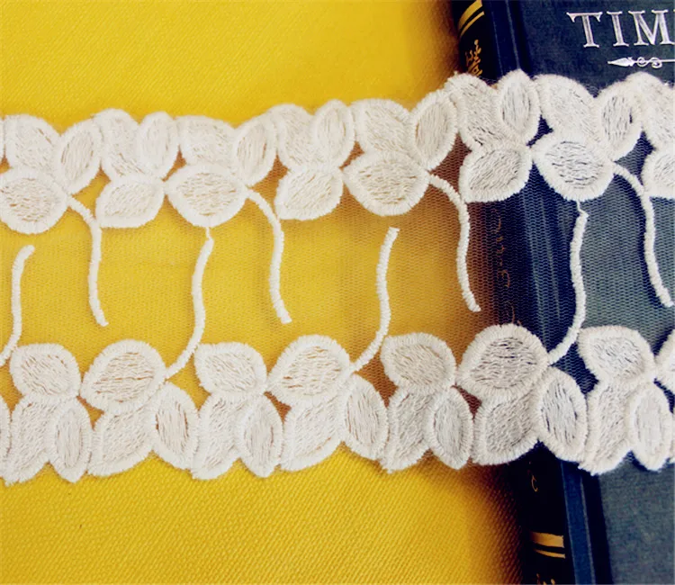 5 ярдов/мешок листья DIY бутон шелкография Вышивка Кружева Одежда Аксессуары