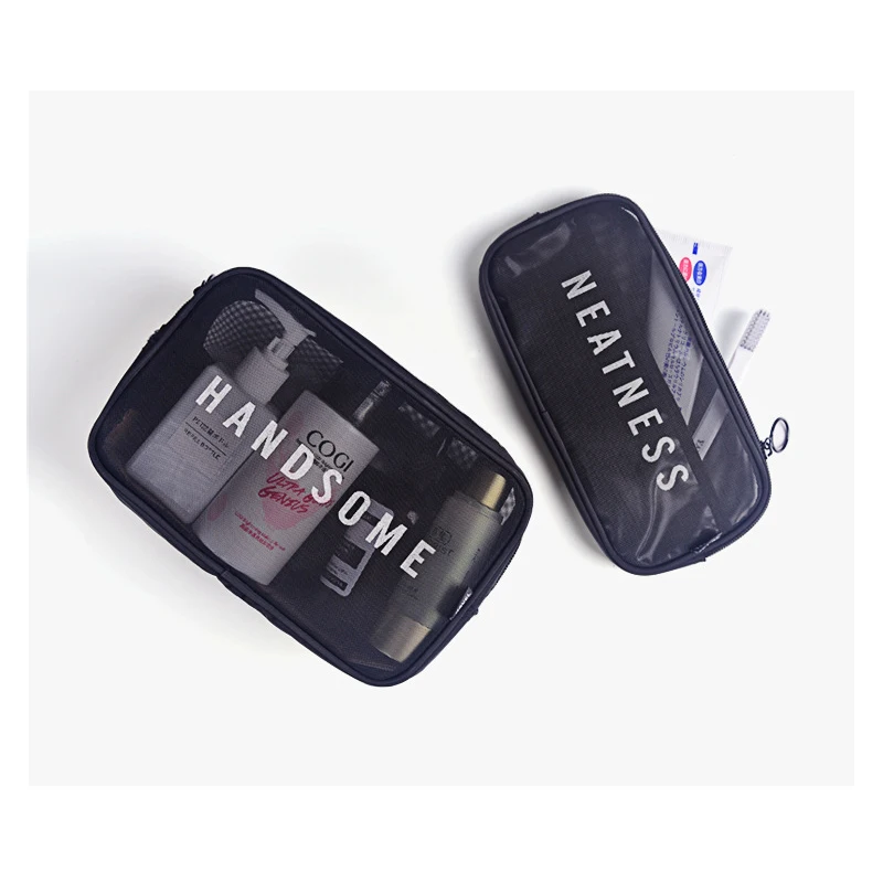 Органайзер для макияжа косметичка набор сетчатые туалетные сумки сумка Женская