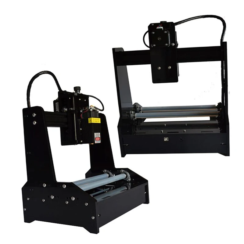 Малый цилиндрический лазерный гравировальный станок 15 Вт может гравировать