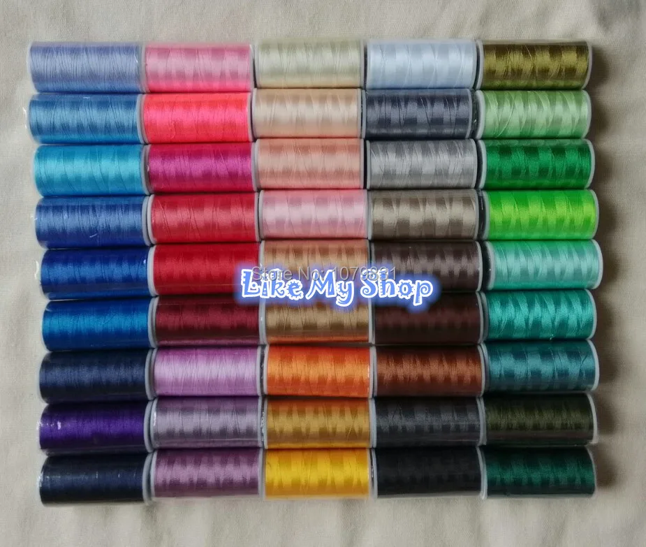 Новое поступление 40wt машина для вышивания нитей большинства брендовых