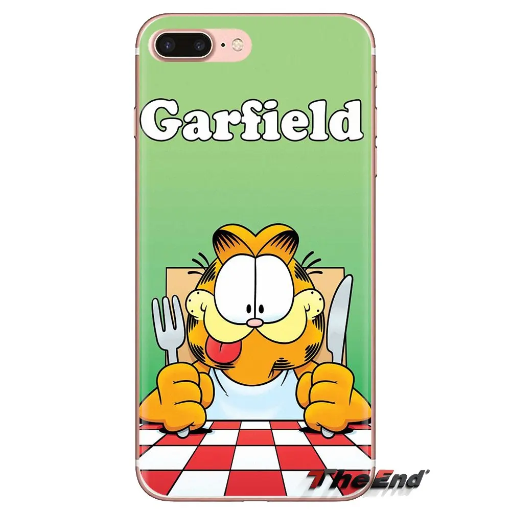 Transparent Soft Shell Covers Garfield For Xiaomi Mi4 Mi5 Mi5S Mi6 Mi A1 A2 5X 6X 8 9 Lite SE Pro Max Mix 2 3 2S |