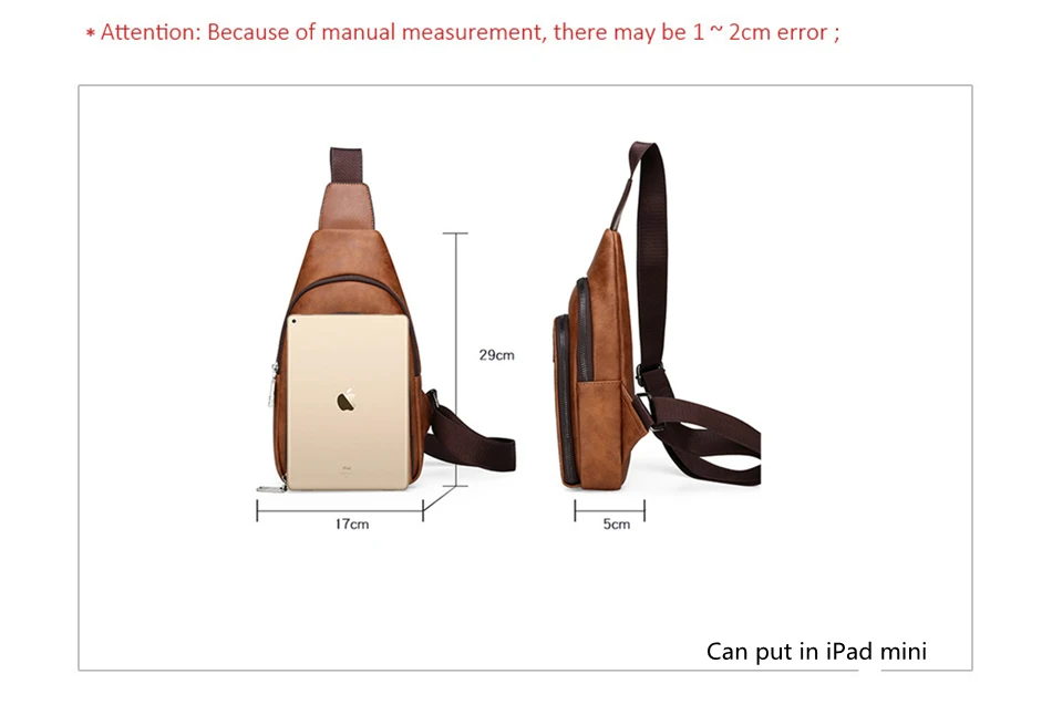 JEEP BULUO Brand Men Vintage Split Leather Satchel Man's Sling Bags High Quality Shoulder Chest Pack Bag For Young People Fangle