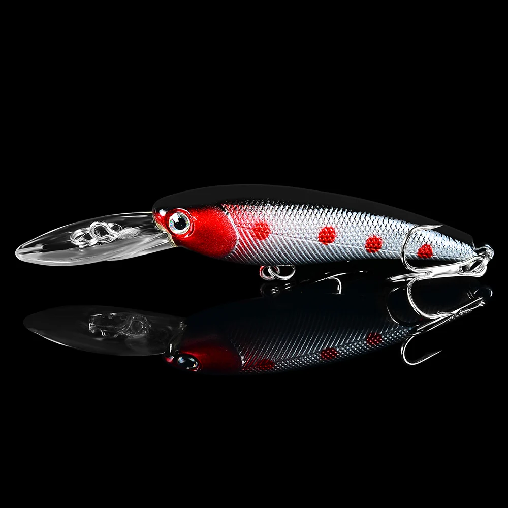 Sunlure 1 шт. жесткая плавающая приманка Minnow для рыбалки 3 54 9 см Жесткая 10 цветов 8 г 0 29
