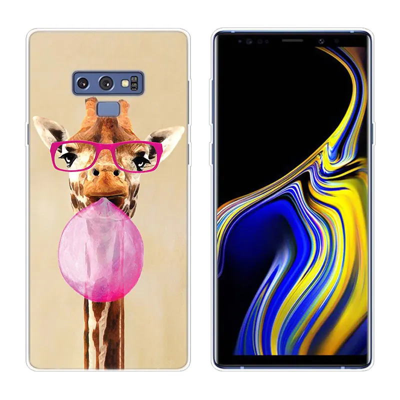 Симпатичные животные Жираф силиконовый чехол для телефона для samsung Galaxy A80 A70 A60 A50 A40 A40S A30 A20E A2CORE M40 Примечание 10 плюс 9 8 5 Чехол