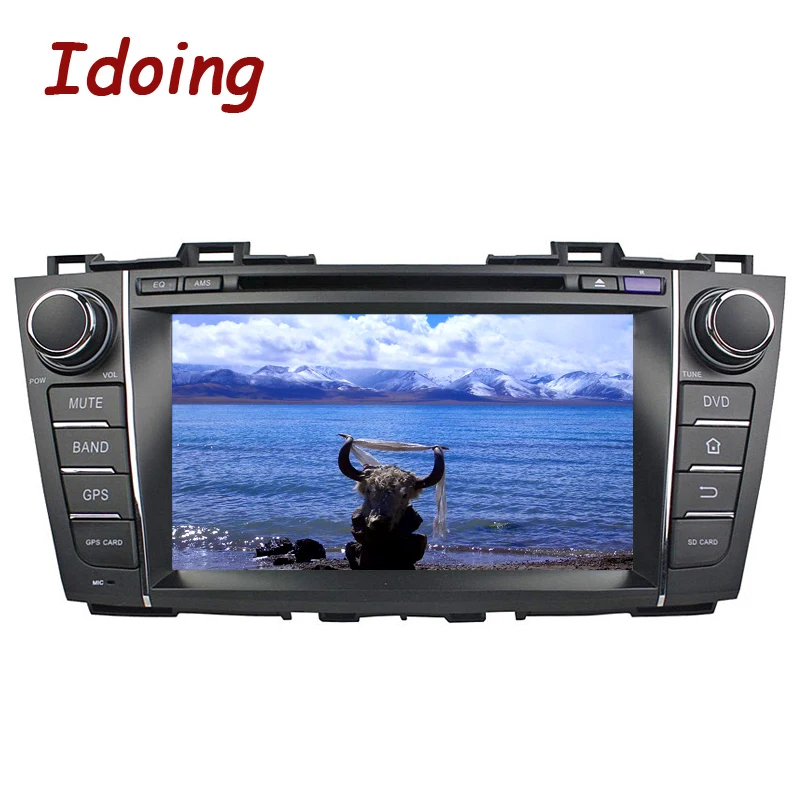 Idoing 2Din Android8.0/7.1 рулевого колеса автомобиля dvd мультимедийный плеер Fit Mazda5 GPS