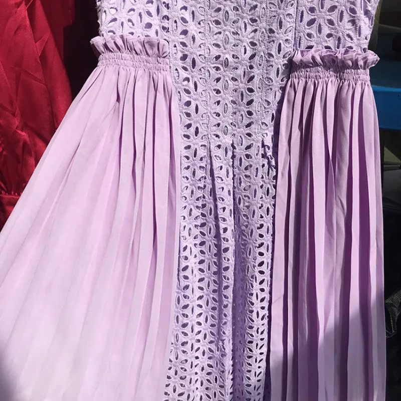 

2019 Summer Self Portrait Dress Collection Bohemian Lace Hollow Out Female Draped Sexy Deep V-neck Party Dresses High Quality