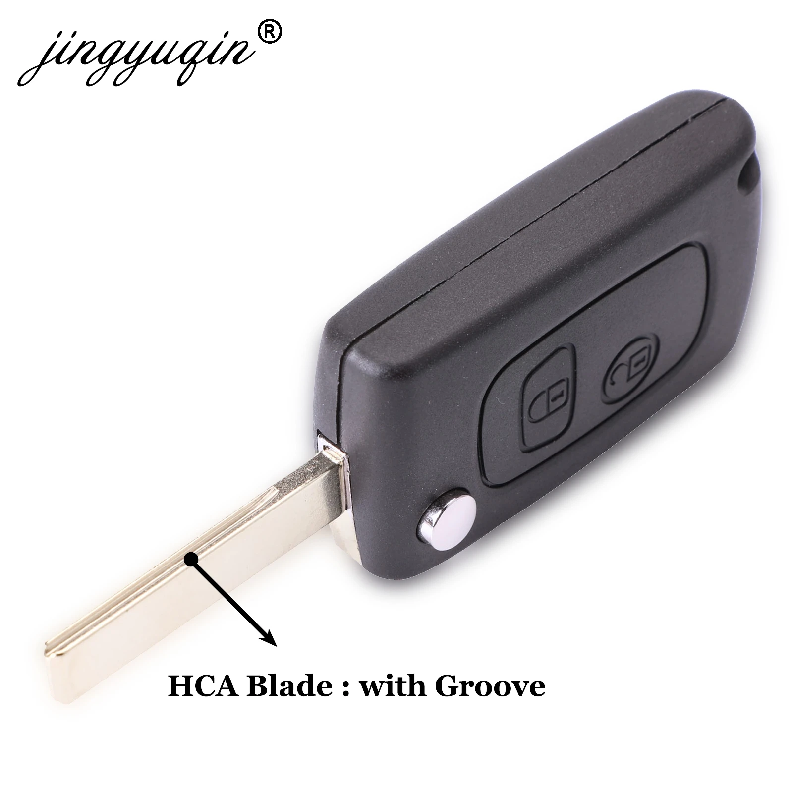 Jingyuqin VA2/HCA модифицированный флип чехол для автомобильного ключа Citroen C1 C2 C3 C4 Xsara
