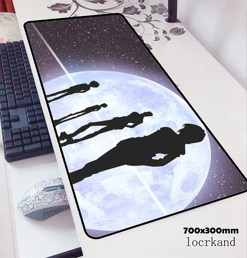 Большой коврик для мыши hunter x 700x300x3 мм игровой компьютерный геймпад пк с HD печатью