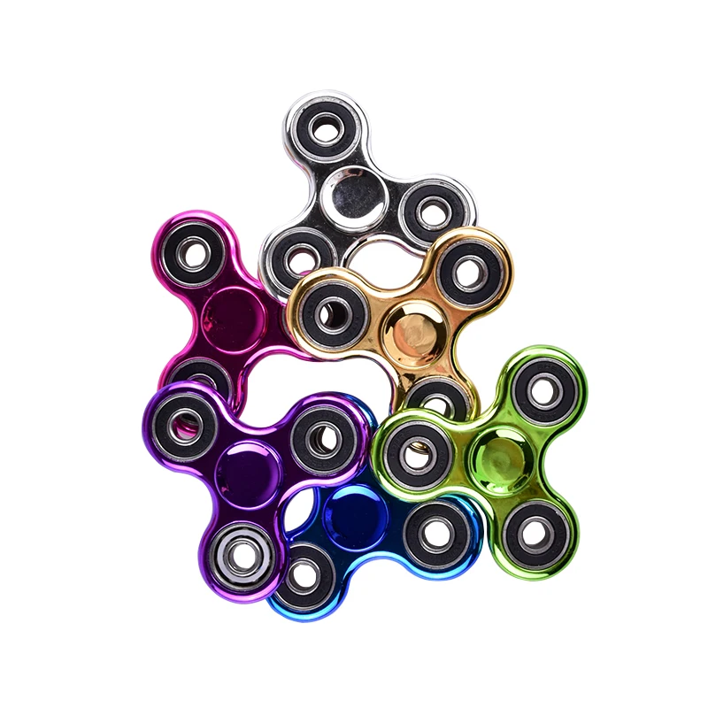 Новый палец блесны Непоседа стресс Куба Tri-Spinner фокус держать игрушки и СДВГ EDC