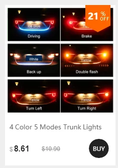 2X ультратонкие автомобильные DRL светодиодный дневные ходовые огни Гибкие для вождения белый указатель поворота желтая направляющая полоса для сборки фар
