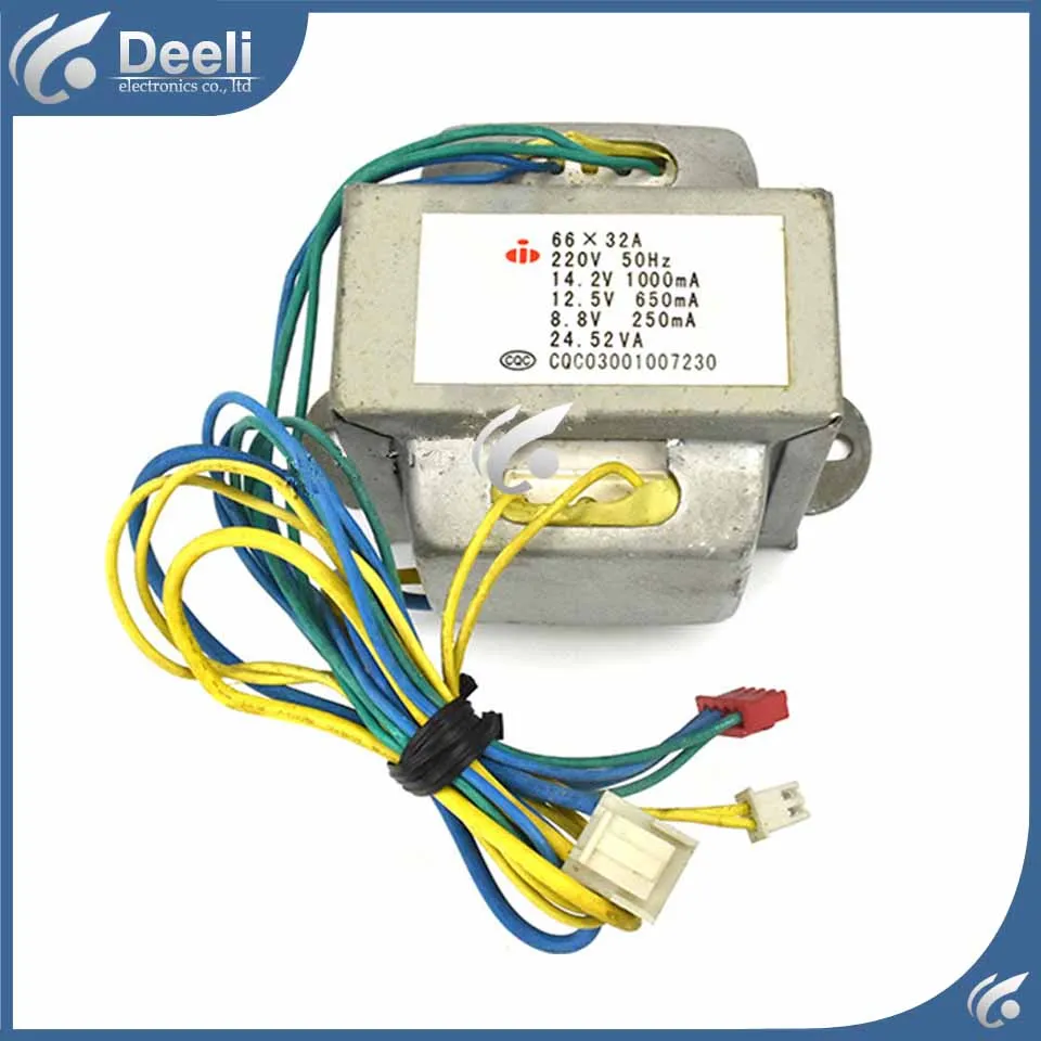 

Air conditioning transformer air conditioning parts 66X32A 14.2V 12.5V 8.8V 24.53VA power transformer voltage 12V+8.5V