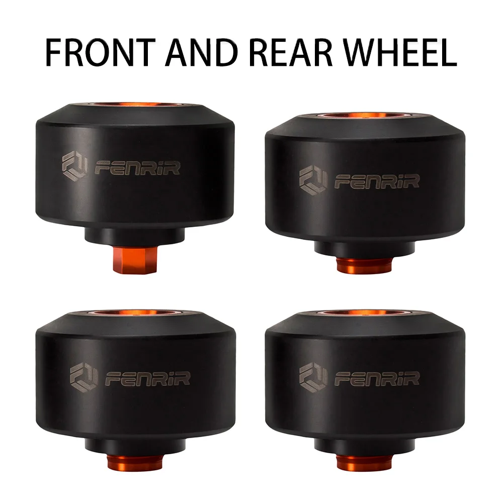 F&R Fork Wheel Frame Sliders Motorcycle slider For KTM DUKE 125 200 250 390 RC 125 200 250 390 Falling Protection crash pad - Цвет: Front And Rear Wheel
