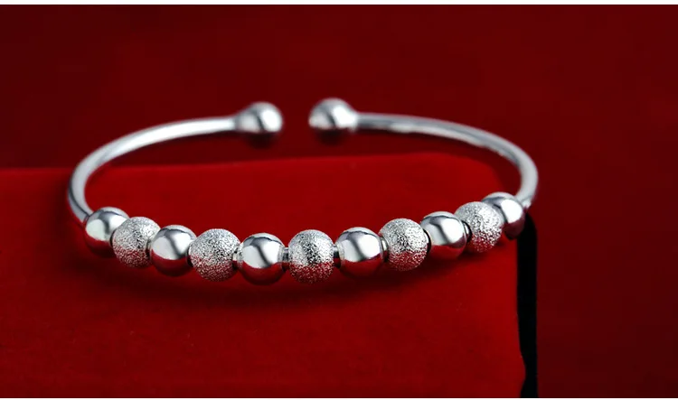 KITEAL Hot Sale Lucky Temperament Golden Silver Color Frosted Beads Exquisite Bracelet Girlfriend Birthday's Gift | Украшения и