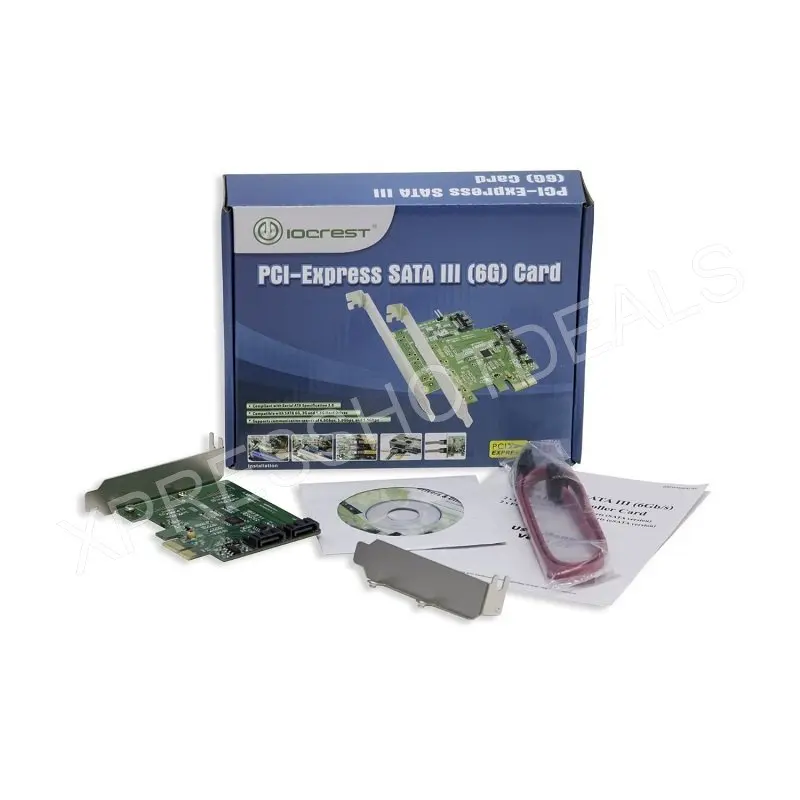PCI E Express на 2 порта SATA3.0 SATA III Расширительная карта с низким профилем ASM1061|sata iii|low