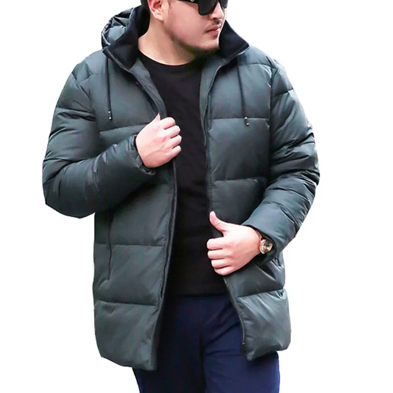 Мужской пуховик с длинным рукавом большие размеры 5XL 6XL 7XL 8XL 9XL 10XL вес 155 кг|Мужские