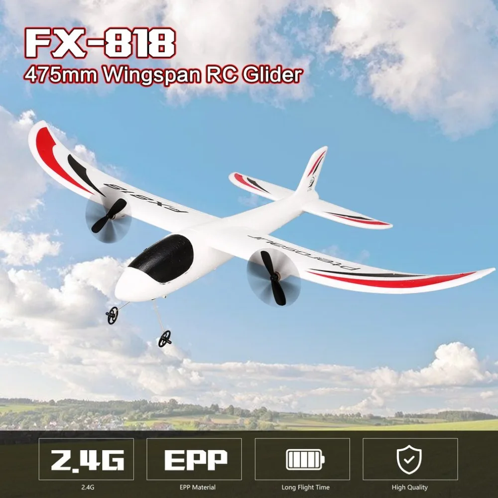 FX 820 2 4G 2CH пульт дистанционного управления SU 35 планер 290 мм размах крыльев EPP микро